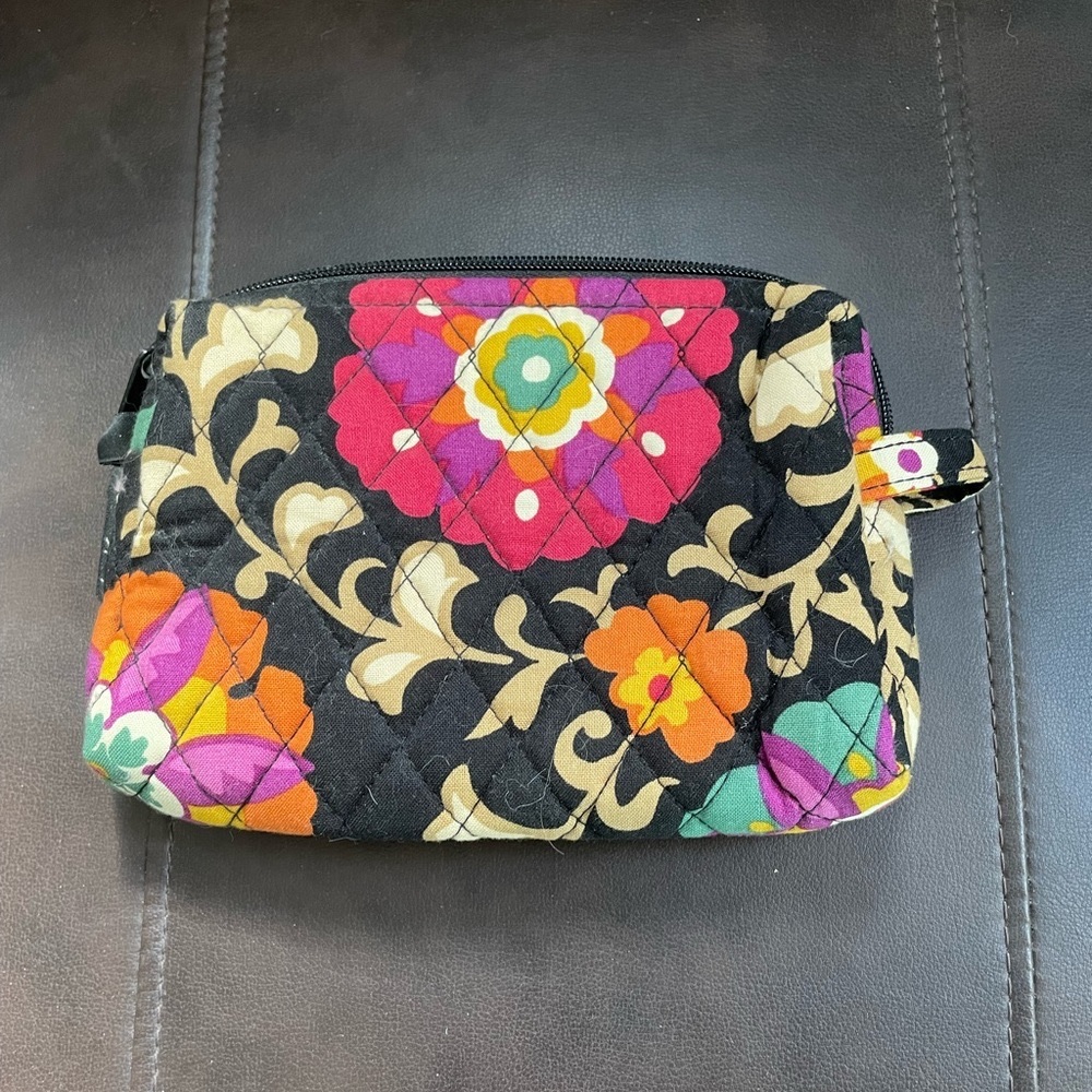 Vera Bradley Zip Cosmetic Bag - retired Suzani.